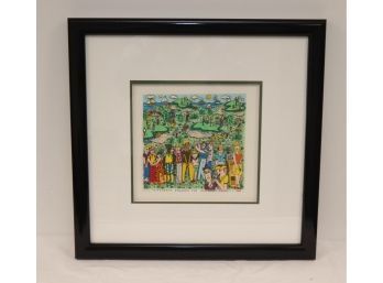 Frames James Rizzi 'Different Strokes For Different Folks' Hand Signed Artist Proof 1992 # V/L (B-4)