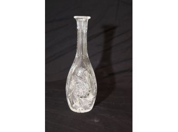 Vintage Crystal Vase (A-77)