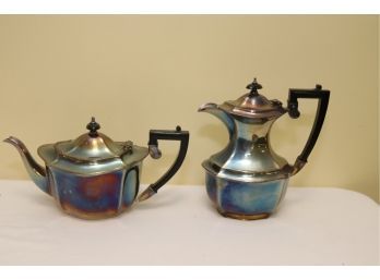 Silverplate Coffee And Tea Pot (A-29)