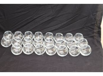 Set Of 23 Mikasa Cheers Stemless Glasses (A-89)