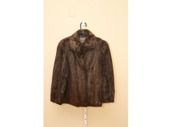 Short Fur Jacket From Argentina Size 10