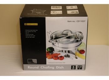 New In Box  Round Chafing Dish CD11037 (A10)