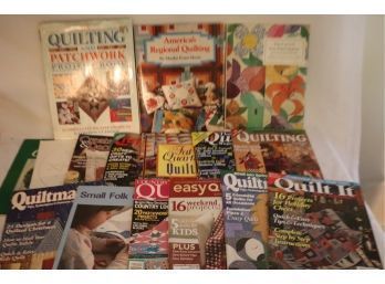 Quilting Books And Magazine Lot (N-24)