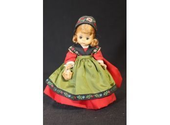 Madame Alexander Vintage Sweden Swedish International 8 Doll W/tags Little Women (D-23)
