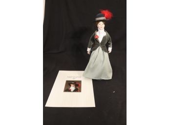 Franklin Heirloom Doll Cecily Of Virginia With Booklet (D-14)