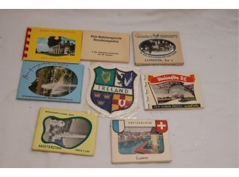 Vintage Travel Souvenir Picture Book And Ireland Patch (PA-6)