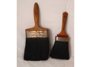 Pair Of Vintage Paint Brushes