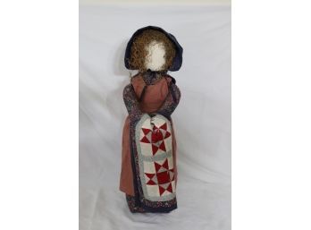 Fabric Decor Quilt Prairie Girl Doll (T-3)