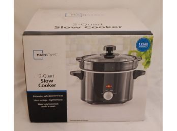 New In Box Mainstays 2-quart Slow Cooker (P-57)