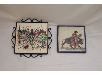 Vintage Hand Painted Tiles (P-62)