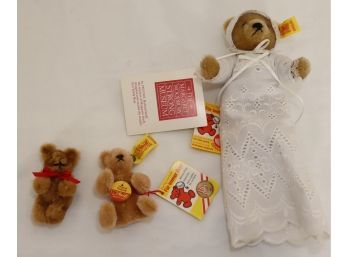 Pair Steiff Margaret Strong Museum Bears Plus Another Cutie!  (T-10)