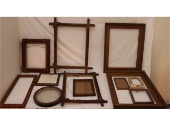 Assorted Vintage Wooden Picture Frames (Pic-1)