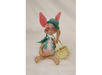 Annalee Easter Parade Bunny Rabbit Mobilitee Doll Boy 1965. (T-13)