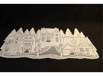 Heritage Table Lace Christmas Village