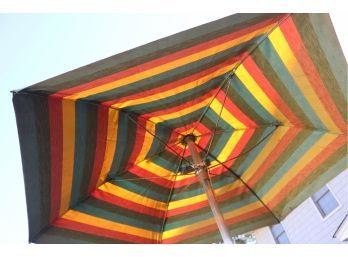 Vintage Aluminum Beach Umbrella