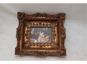 Vintage Italian Gold Framed Painting