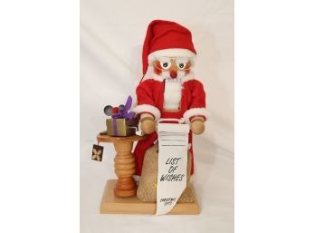 Santa List Of Wishes Christmas Nut Cracker (T-17)