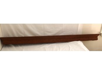 Vintage Carved Wooden Moulding Wall Shelf 61.5 Inches Long (P-26)