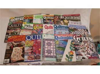 Quilting Magazine Lot (P-52)