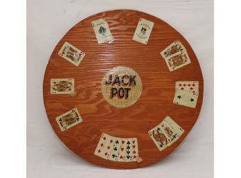 Vintage Jackpot Card Game Board