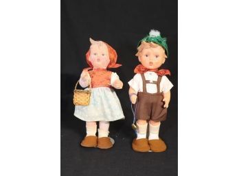 Vintage Hummel Hansel And Gretel Dolls (D-3)