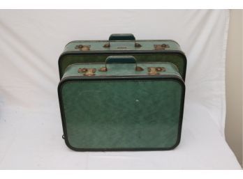 Vintage Pair Of Stylecraft Suitcases (P-72)