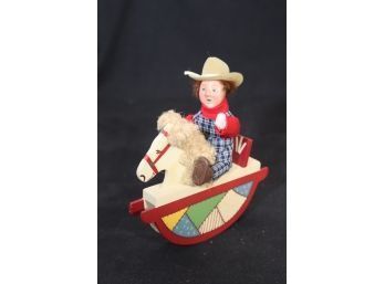 Byers Choice 1992 Rocking Horse Toddler Figurine   (D-58)