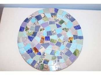Round Mosaic Tile Wall Decor
