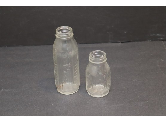 Vintage Pyrex Glass Baby Bottles (B-2)