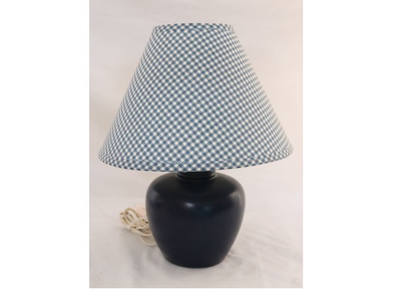 Cute Blue Table Lamp With Shade (D-59)