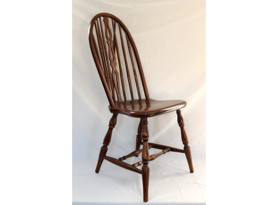 Vintage Nichols & Stone Co. Windsor Spindle Back Wooden Chair. (P-8)