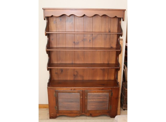 Vintage Wooden China Hutch