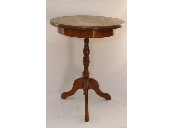 Small Vintage Wooden Round Table