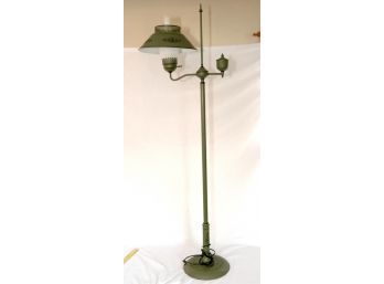 Vintage Avocado Green Floor Lamp (H-1)