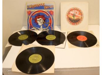 Grateful Dead Self Titled 2LPs SKULL & ROSES 2WS 1935 & New Riders Of The Purple Sage (V19)