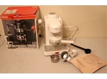 Krups Espresso Mini Machine In White (H-18)