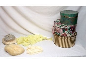 Vintage Hats And Hat Boxes