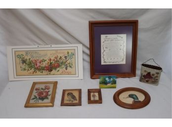 Assorted Framed Wall Decor Pictures (H-5)