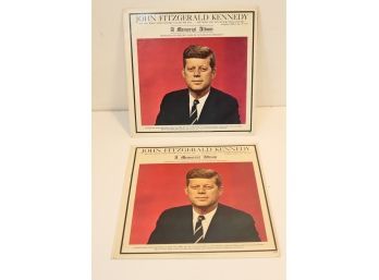 Pair Of John Fitzgerald Kennedy Memorial Record Albums (V-4)