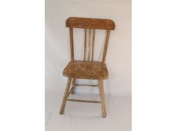 Vintage Paris Mfg Co Wooden Childrens Doll Chair No.16 #16 USA Paris Manufacturing (D-49)