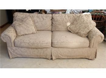 Super Comfy Upholstered Love Seat Couch
