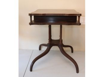 Antique 1 Drawer Mahogany Side Table (D-74)