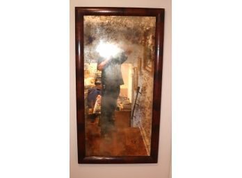 Antique Civil War Error Wood Framed Mirror