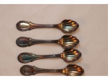 Set Of 4 Bellini Made In Brazil Spoons (S-40)