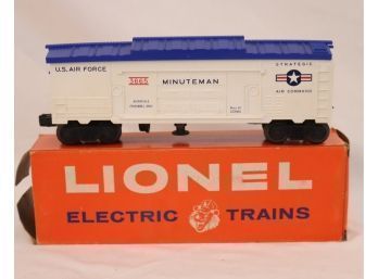 Lionel 3665 Vintage O Gauge US Air Force Minuteman Missile Launching Train Car With Box
