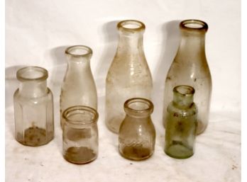 Vintage Milk Cream Bottles: Borden's, Walker-Gordon, Sheffield (TR-11)