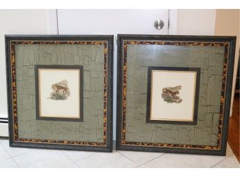Pair Of Framed Tiger Prints From John Edwards