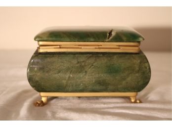 Jade Stone Vanity Trinket Box