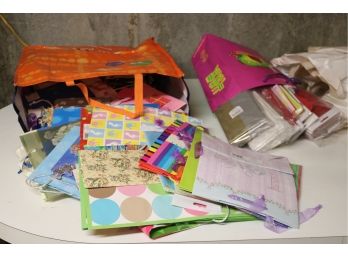 Huge Lot Of NEW Gift Bags And Tissue Paper