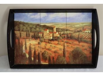 Vintage Italian Tile Tray By J. Wiens